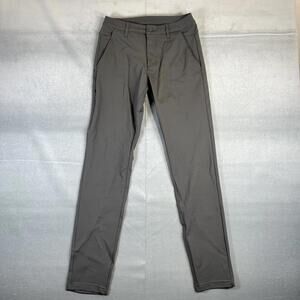BYLT Everyday Pant 2.0 Men's 31 Tall Gray Slim Fit Performance Stretch Chino